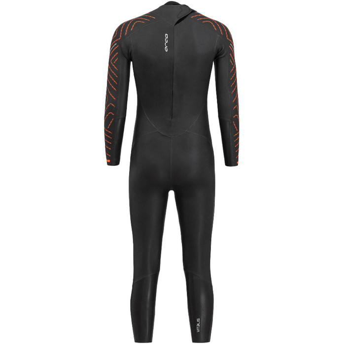 2024 Orca Mnner Vitalis TRN Rckenreiverschluss Open Water Swim Neoprenanzug NN280401 - Black